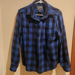 Woolrich Medium Blue Plaid